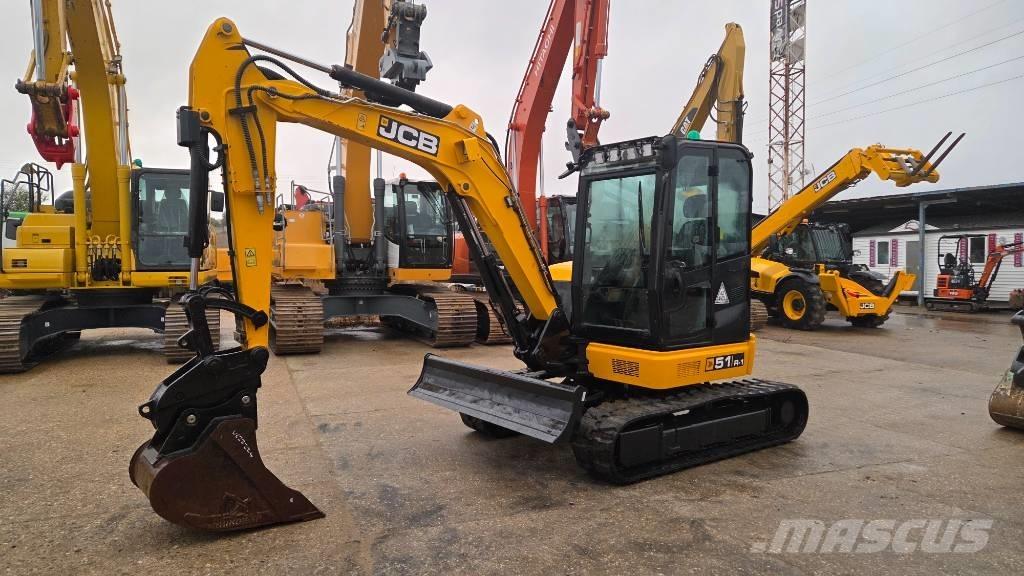 JCB 51 R-1 حفارات صغيرة أقل من 7 طن (حفارات صغيرة)