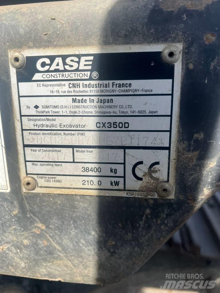CASE CX 350 D حفارات زحافة