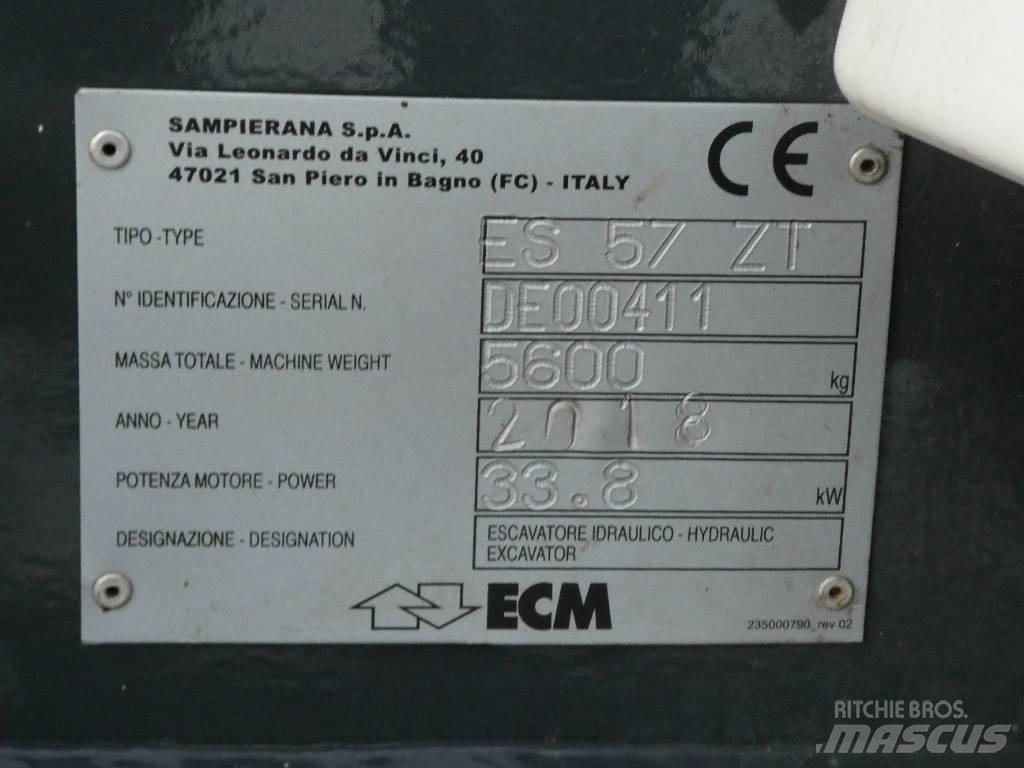 ECM ES 57 ZT حفارات صغيرة أقل من 7 طن (حفارات صغيرة)