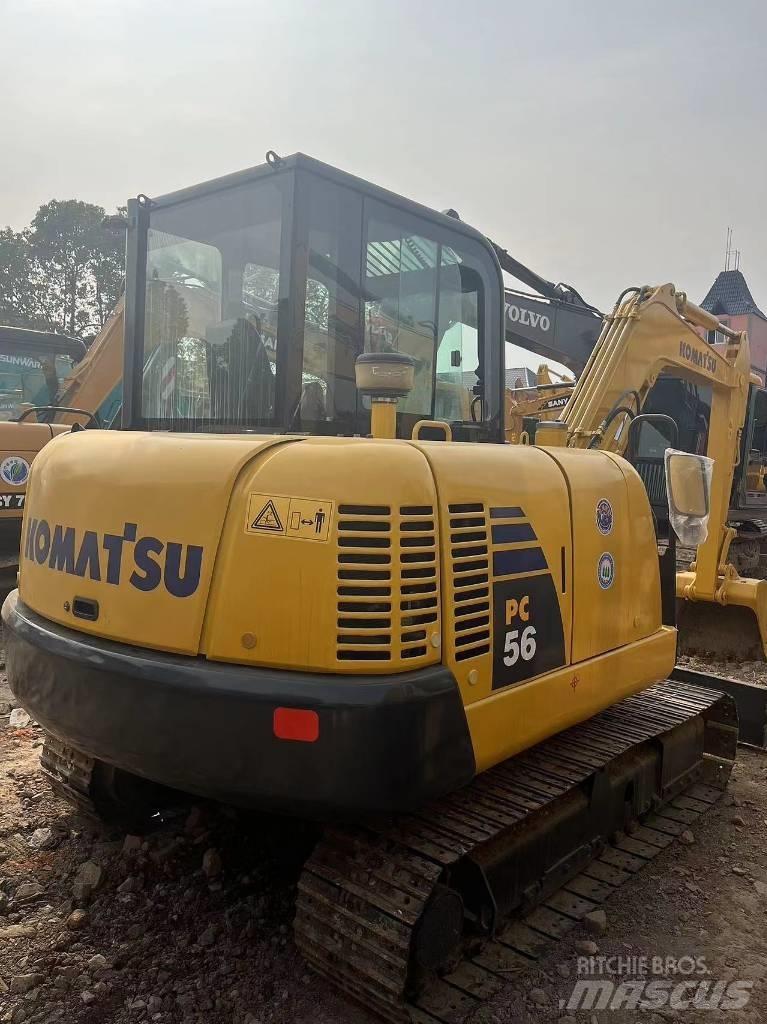 Komatsu PC 56 حفارات صغيرة أقل من 7 طن (حفارات صغيرة)