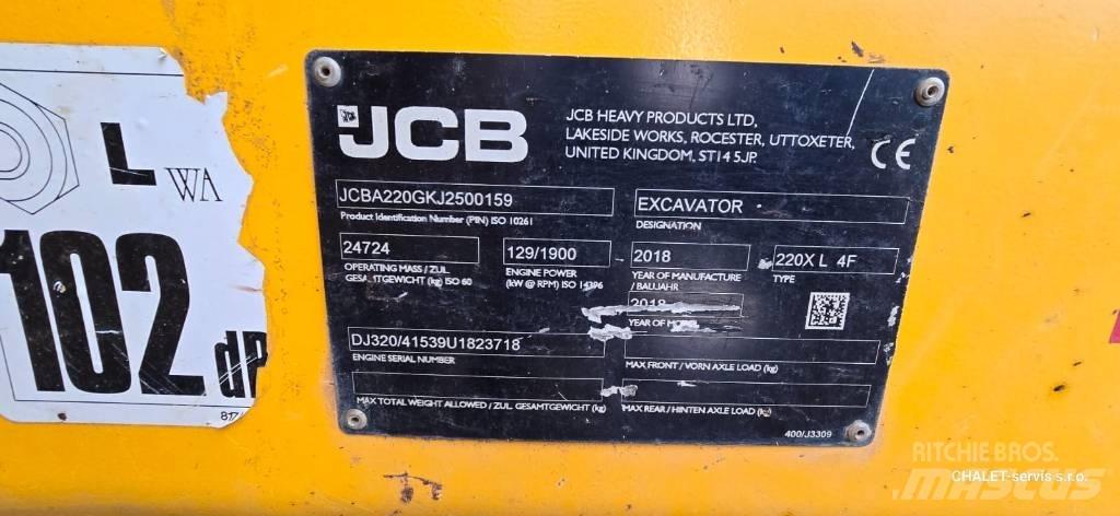 JCB 220 XL 4F حفارات زحافة