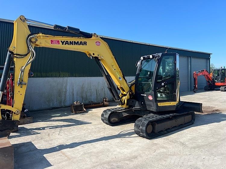 Yanmar Vio80-1a حفارات وسط 7 طن - 12 طن