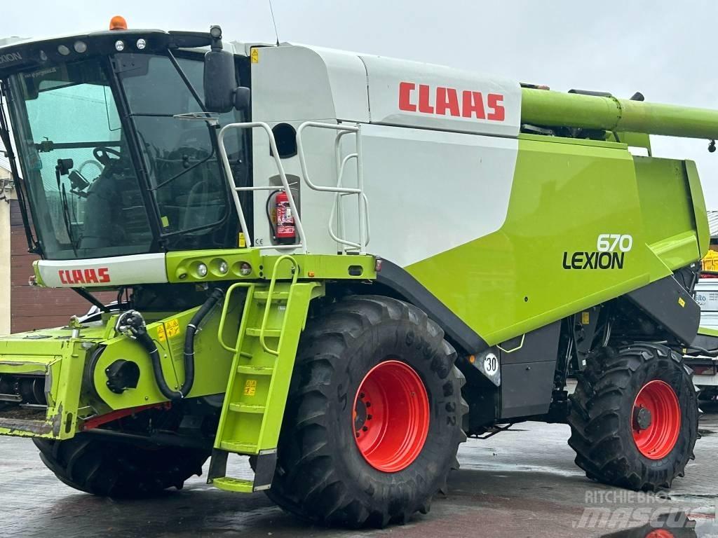 CLAAS Lexion 670 4x4 حصادات