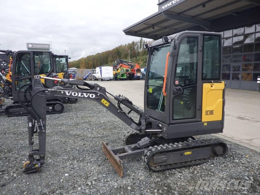 Volvo EC 18 E حفارات صغيرة أقل من 7 طن (حفارات صغيرة)