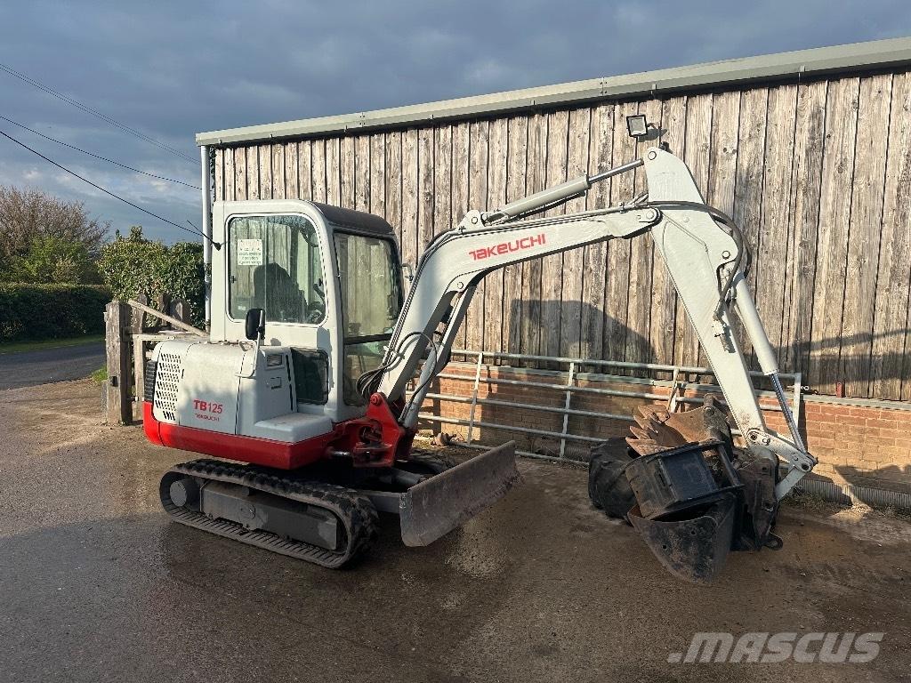 Takeuchi TB 125 حفارات صغيرة أقل من 7 طن (حفارات صغيرة)