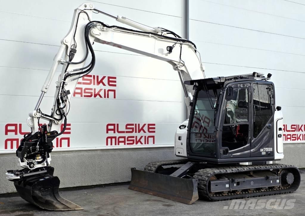 Kobelco SK 75 SR - 7 حفارات وسط 7 طن - 12 طن