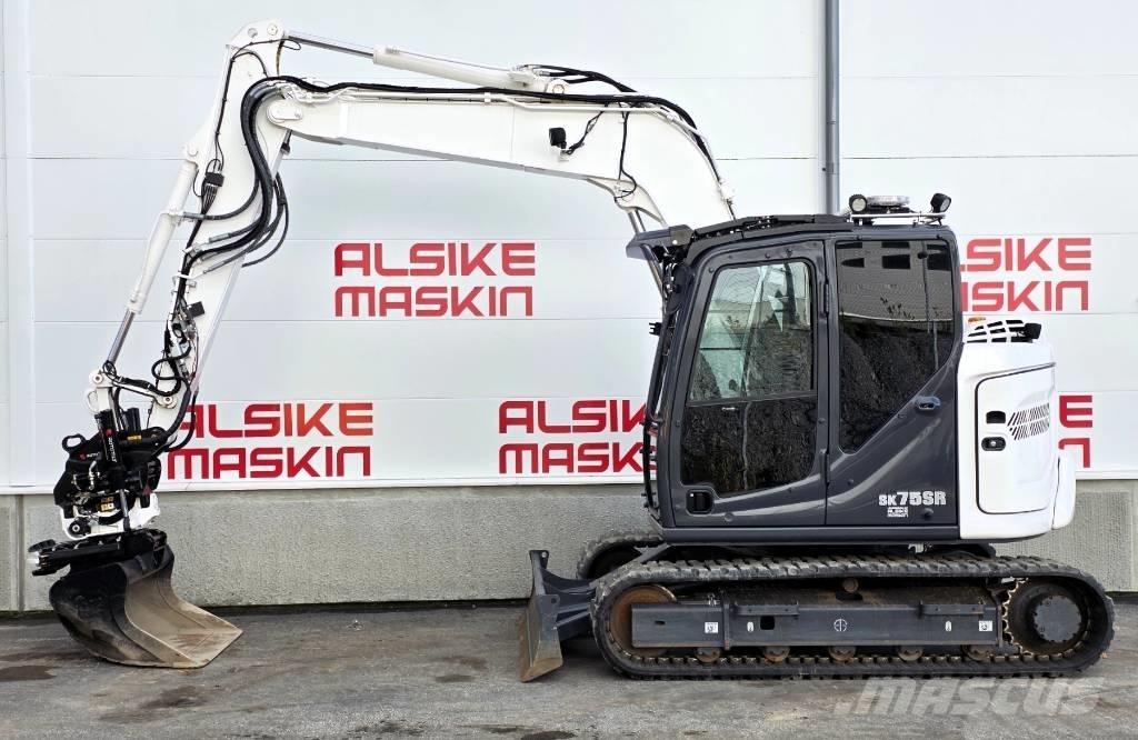 Kobelco SK 75 SR - 7 حفارات وسط 7 طن - 12 طن