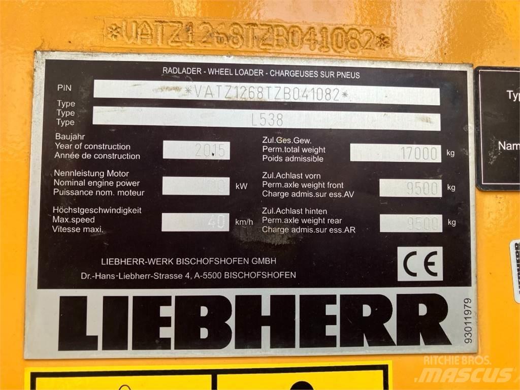 Liebherr L538 لوادر بعجل