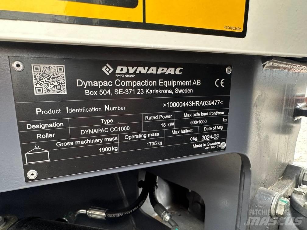 Dynapac CC 1000 مداحل ثنائية الاسطوانة