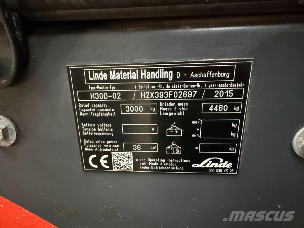 Linde H30D-02 شاحنات الديزل
