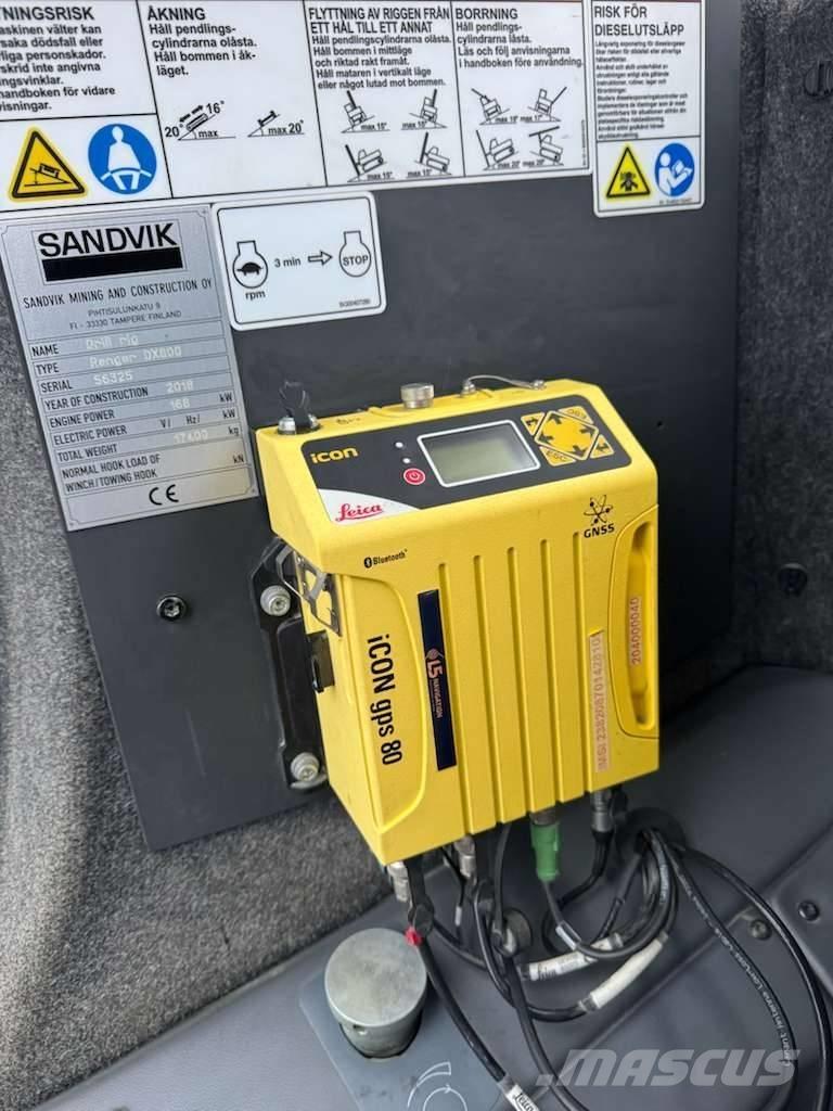 Sandvik DX800 معدات الثقب السطحي