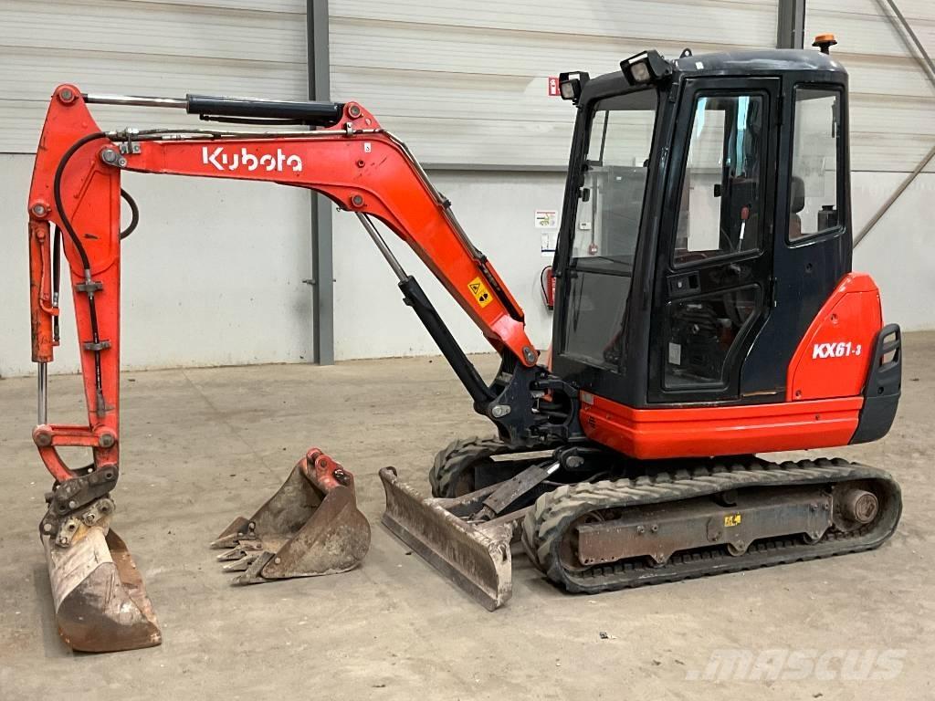 Kubota KX 61-3 حفارات صغيرة أقل من 7 طن (حفارات صغيرة)