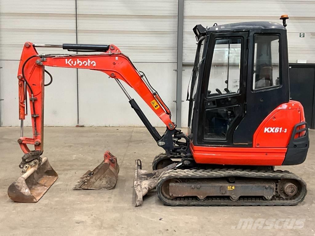 Kubota KX 61-3 حفارات صغيرة أقل من 7 طن (حفارات صغيرة)