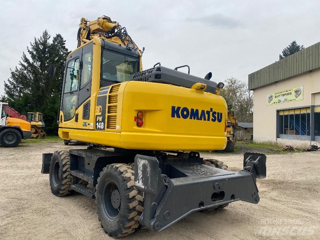 Komatsu PW 148-8 حفارات بعجل