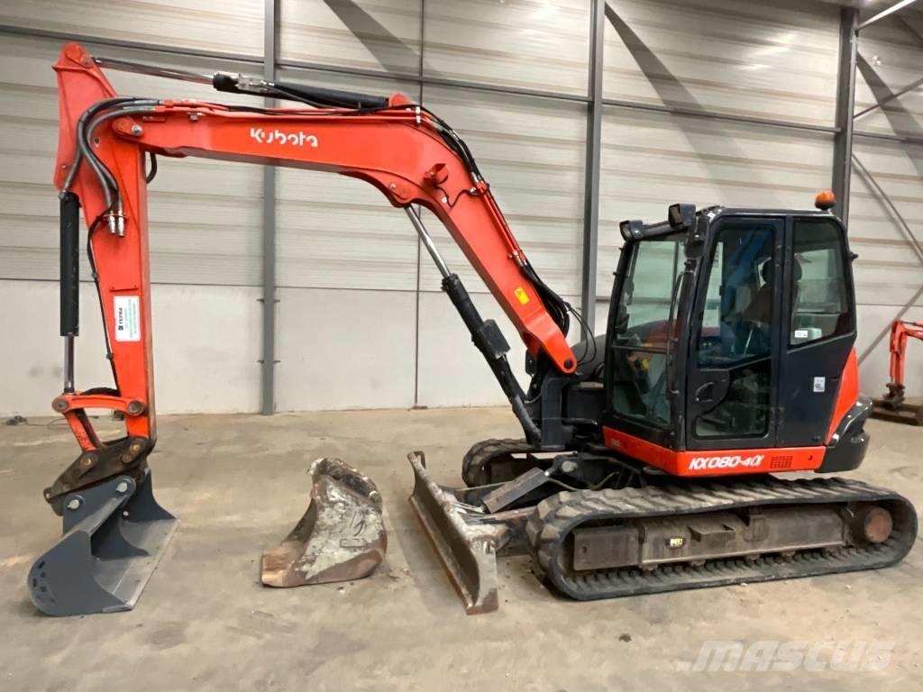 Kubota KX 080-4 A حفارات وسط 7 طن - 12 طن