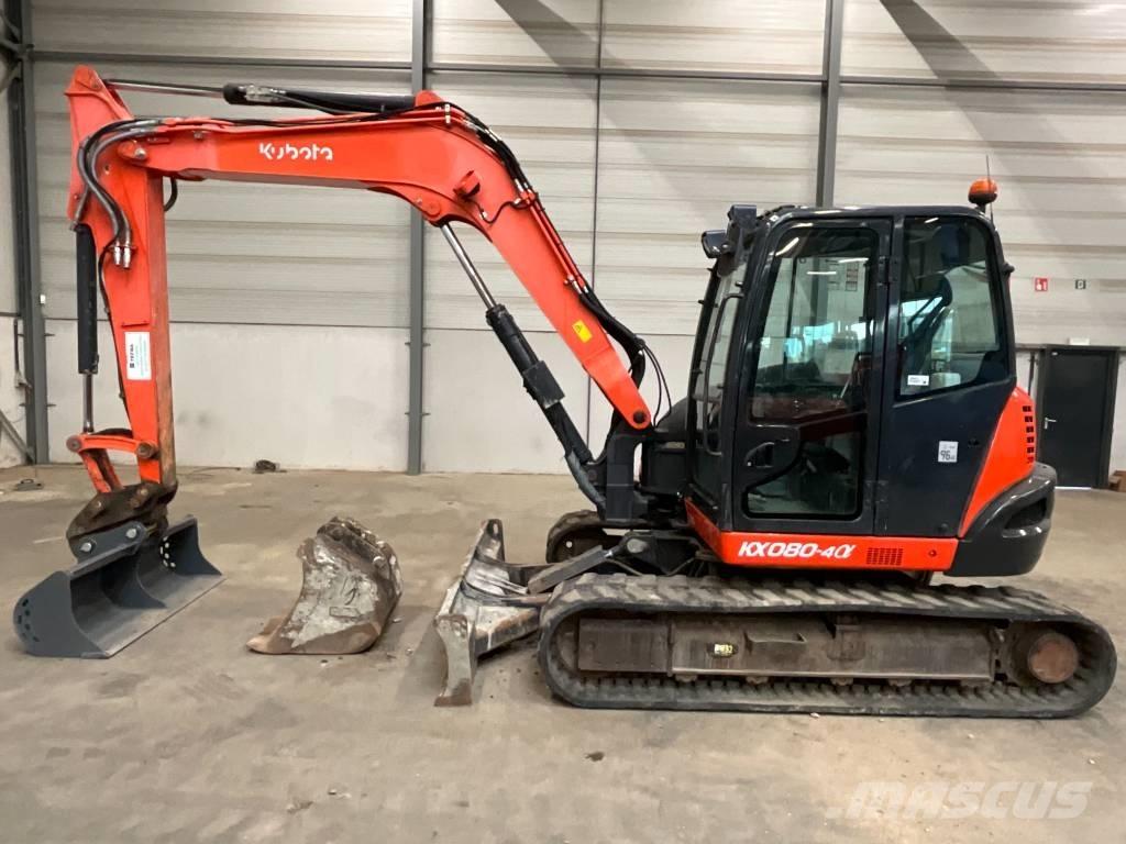 Kubota KX 080-4 A حفارات وسط 7 طن - 12 طن