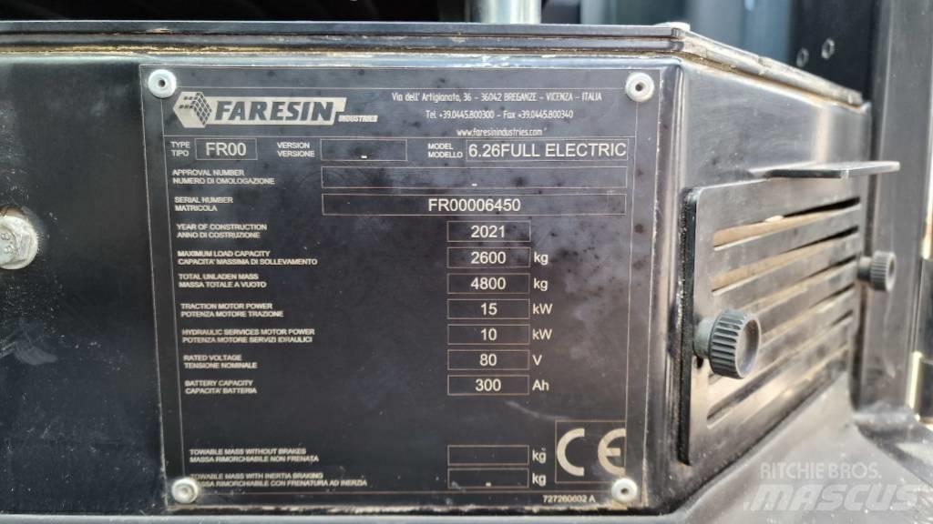 Faresin F6.26 E مناولات متداخلة