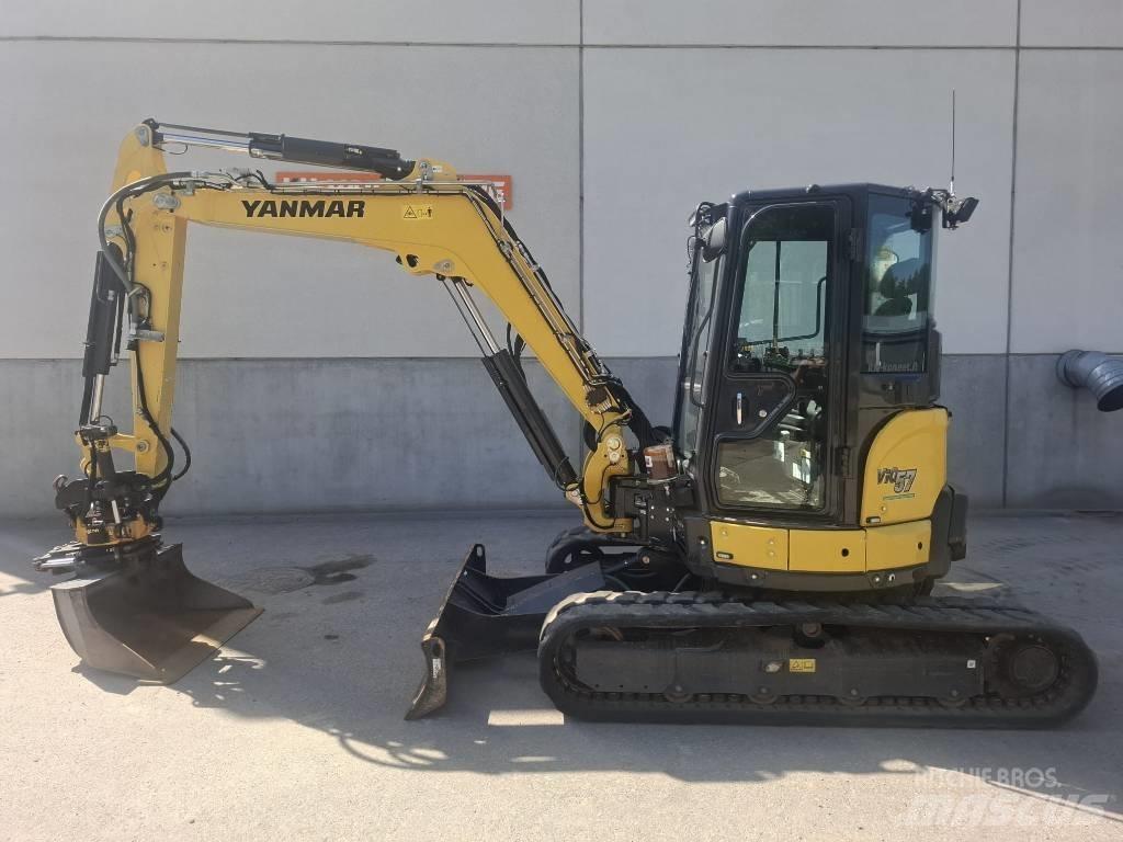 Yanmar vio 57-6B حفارات وسط 7 طن - 12 طن