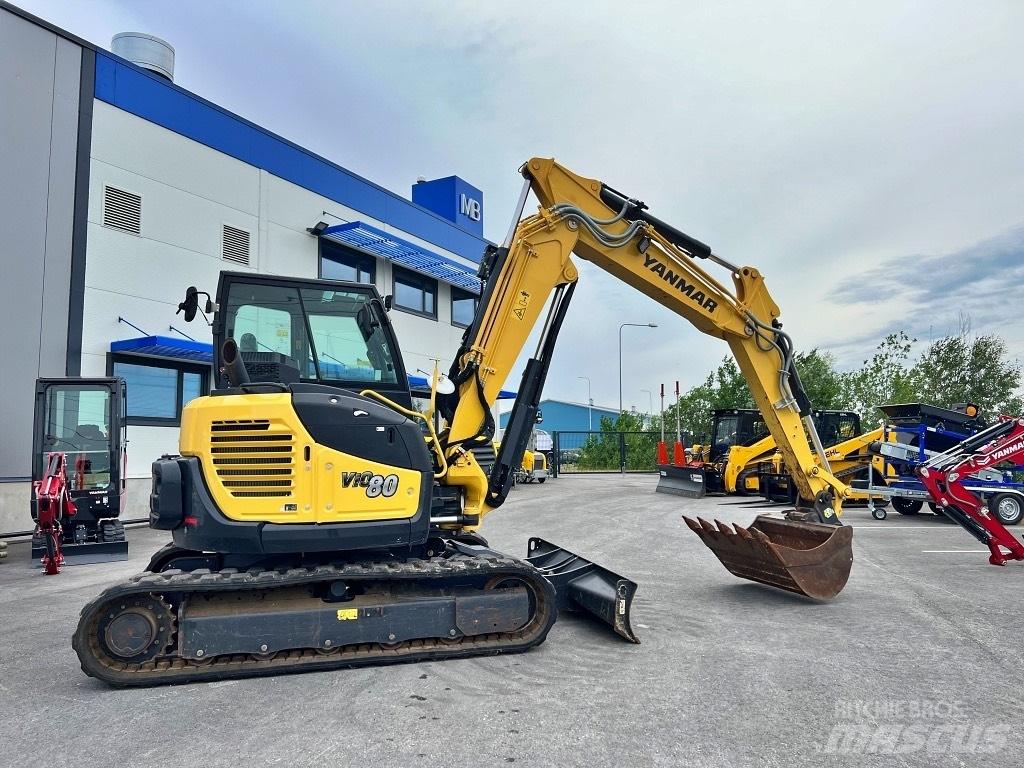 Yanmar Vio 80-2PB حفارات وسط 7 طن - 12 طن