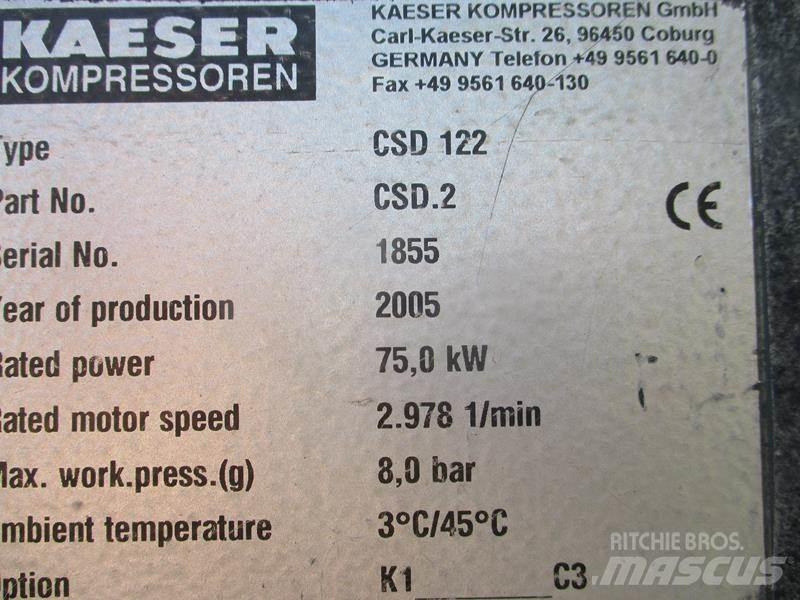 Kaeser CSD 122 مكابس
