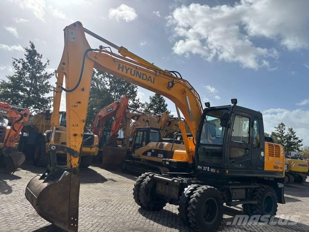 Hyundai 140W-7A حفارات بعجل