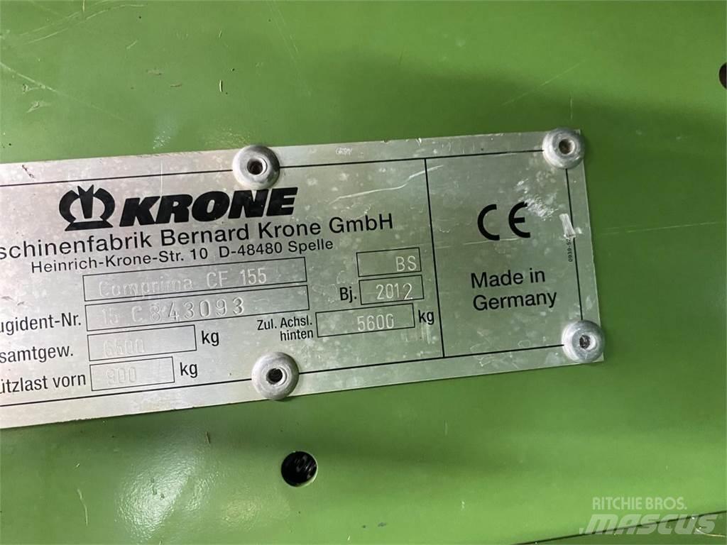 Krone CF 155 XC محزمات مستديرة