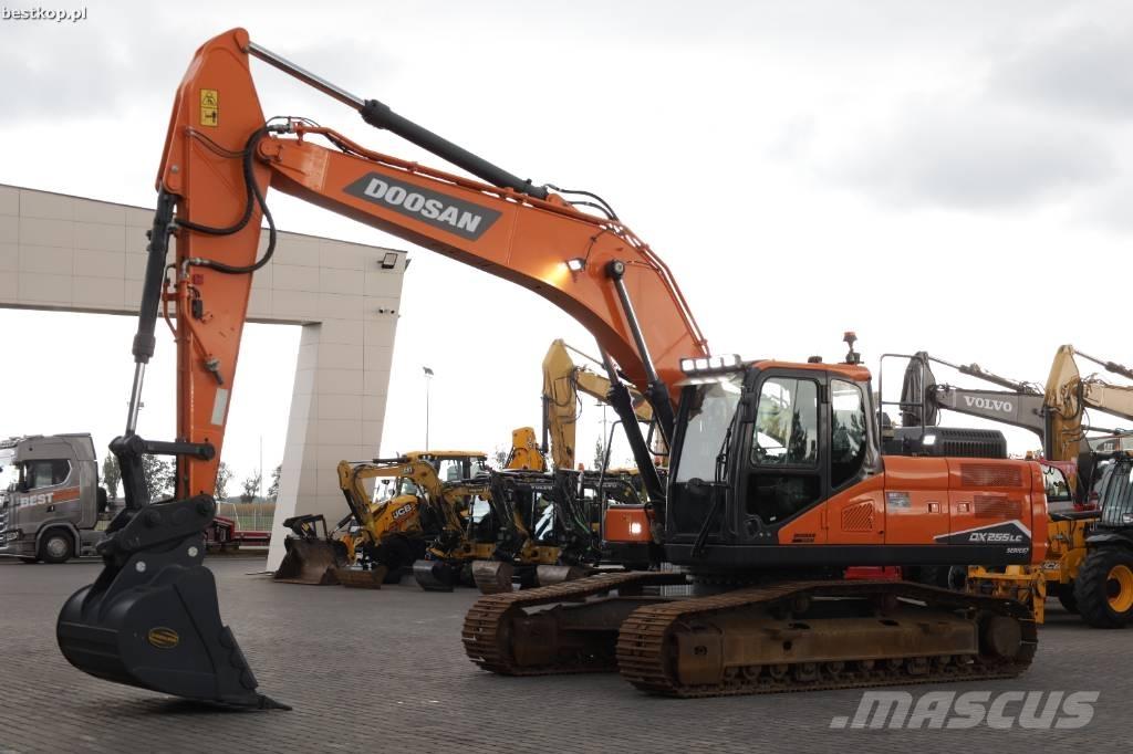 Doosan DX 255 LC-7 حفارات زحافة