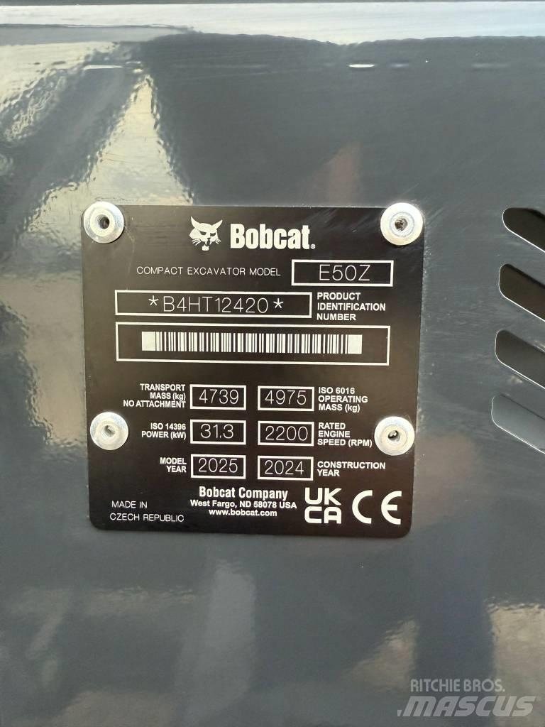 Bobcat E 50 Z NUOVO حفارات زحافة
