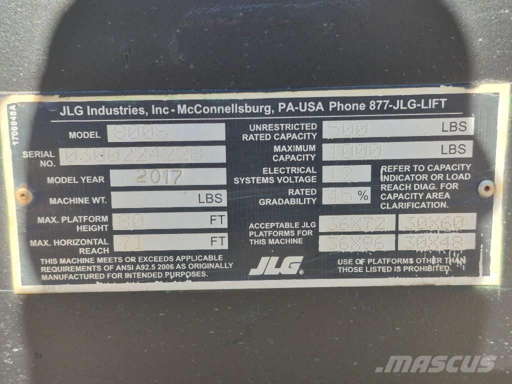 JLG 800 S رافعات سلة تلسكوبية