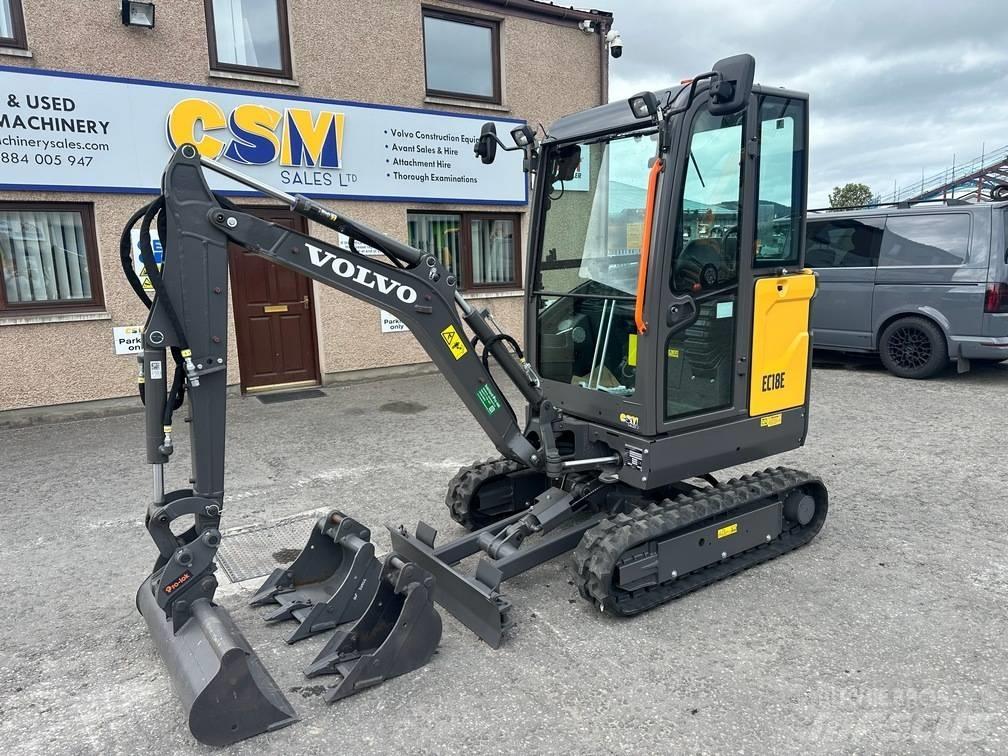 Volvo EC 18 E حفارات صغيرة أقل من 7 طن (حفارات صغيرة)