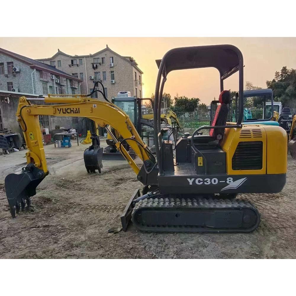 Yuchai 30-8 حفارات صغيرة أقل من 7 طن (حفارات صغيرة)