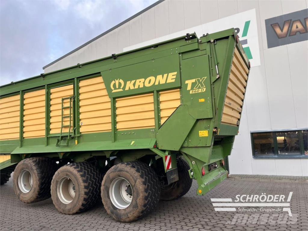 Krone TX 560 D مقطورة حبوب