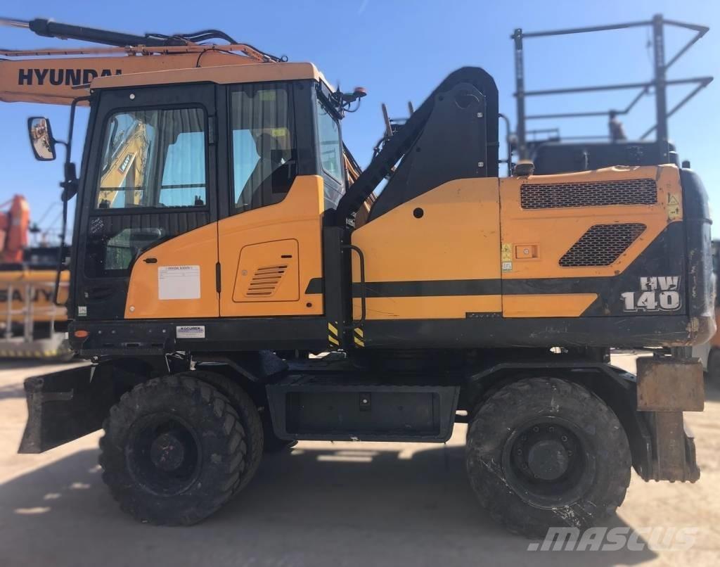 Hyundai HW140 حفارات بعجل