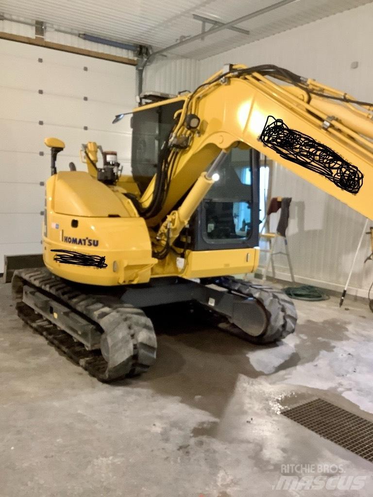 Komatsu Pc 78 us- 10 حفارات وسط 7 طن - 12 طن
