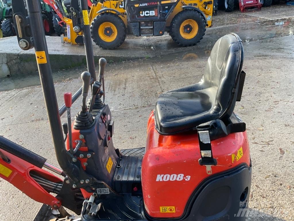 Kubota K 008-3 حفارات صغيرة أقل من 7 طن (حفارات صغيرة)