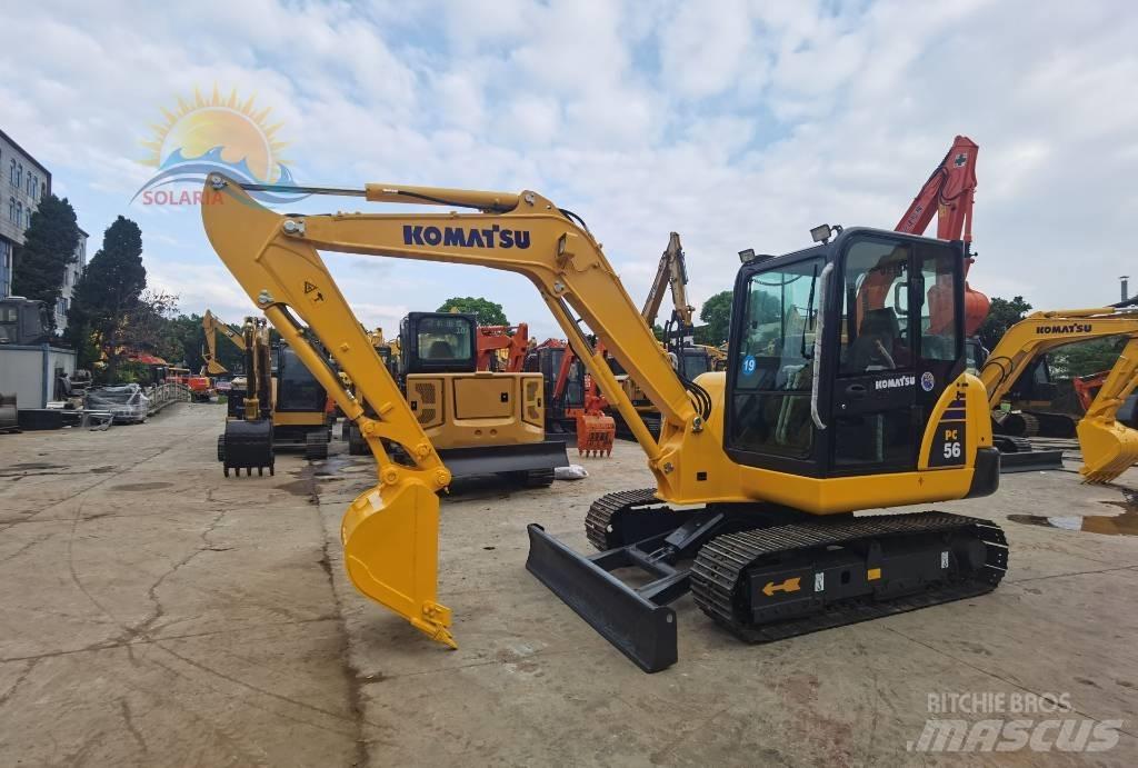 Komatsu PC 56-7 حفارات زحافة