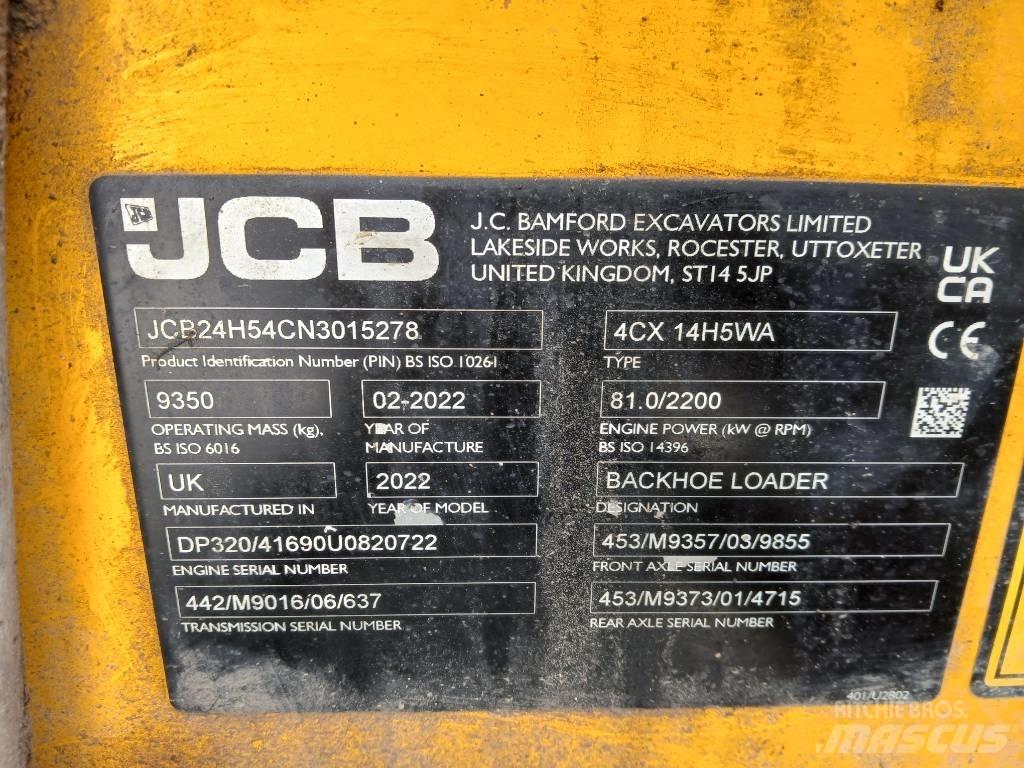 JCB 4 CX Pro AEC لوادر ذات جرافات عكسية