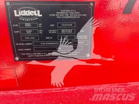 Liddell C-55F نصف مقطورة مسطحة منخفضة