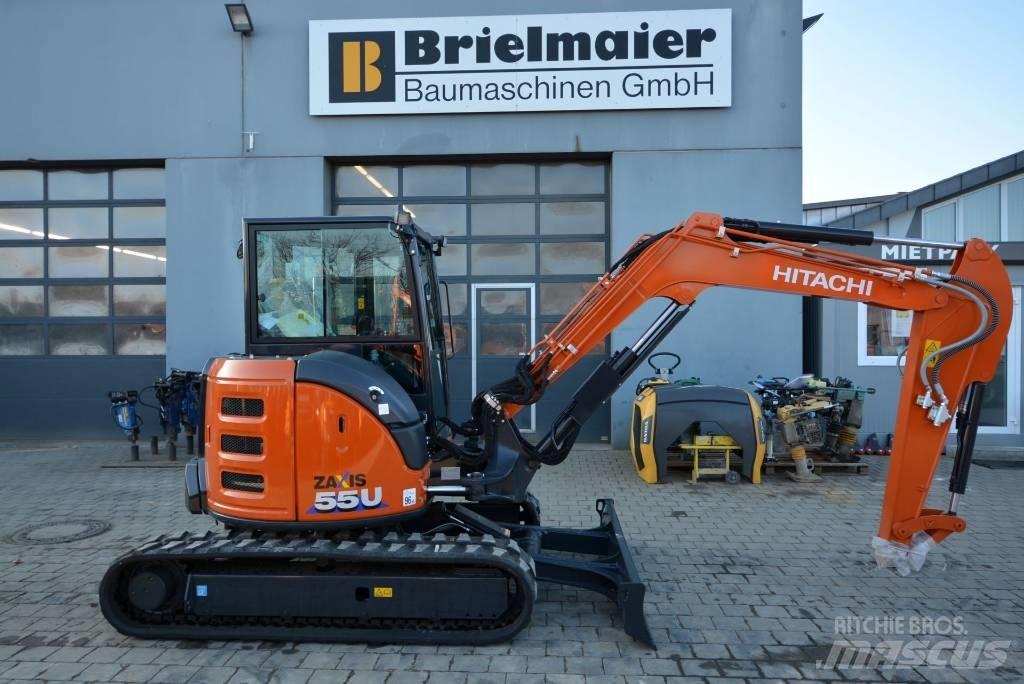 Hitachi ZX 55 U-6 حفارات صغيرة أقل من 7 طن (حفارات صغيرة)