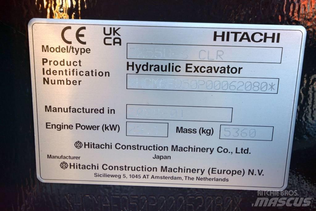 Hitachi ZX 55 U-6 حفارات صغيرة أقل من 7 طن (حفارات صغيرة)