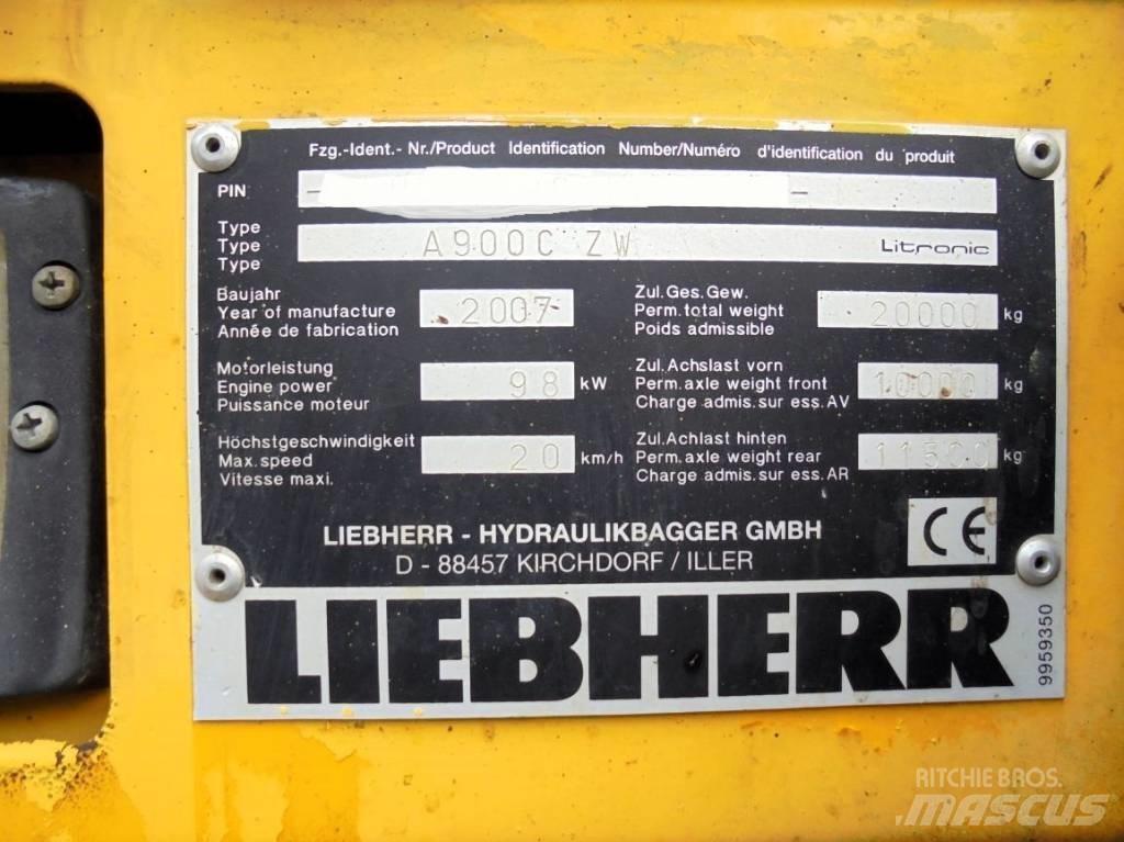 Liebherr A 900 C ZW حفارات بعجل