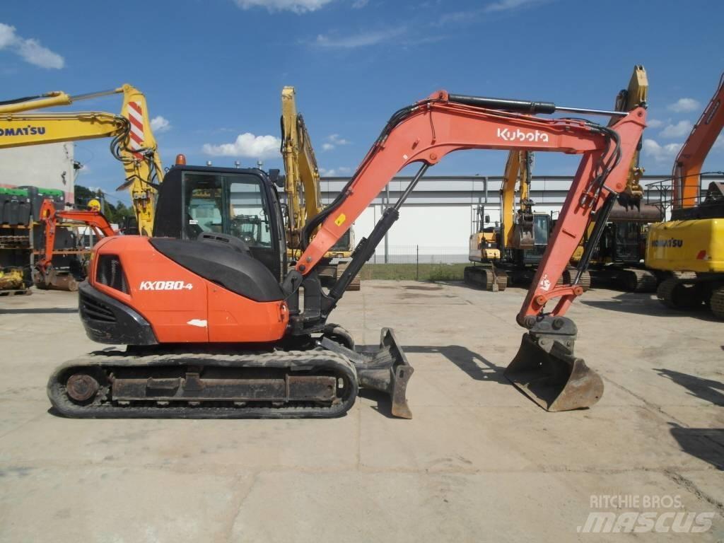 Kubota KX 080-4 حفارات وسط 7 طن - 12 طن