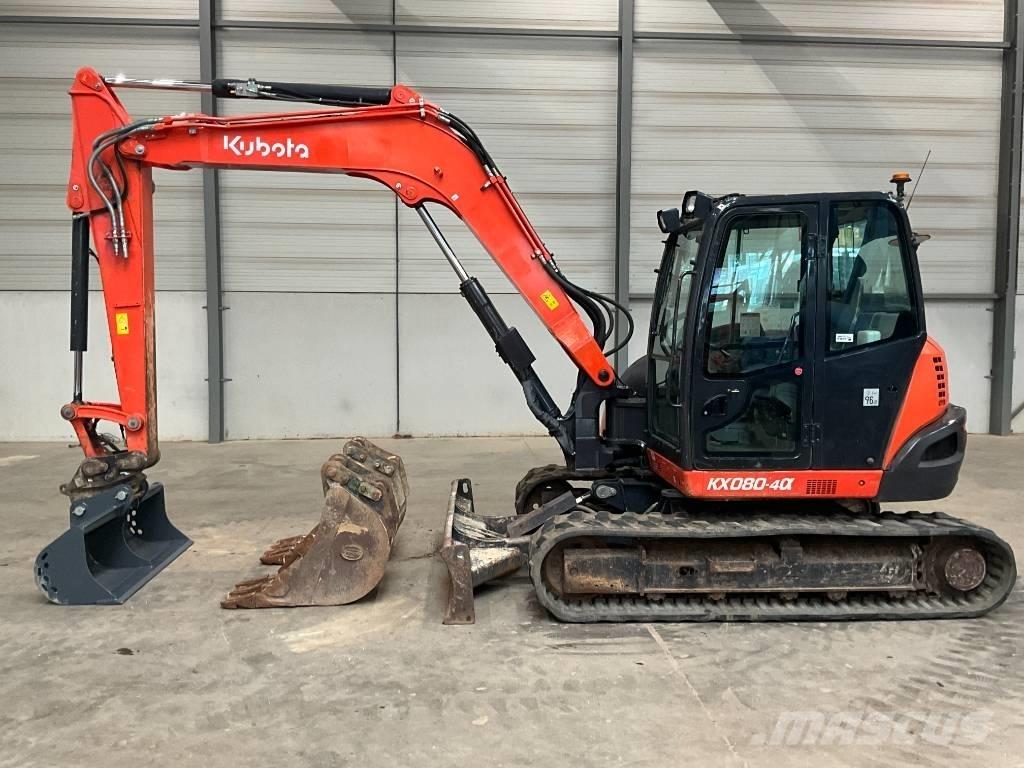 Kubota KX 080-4 A حفارات وسط 7 طن - 12 طن