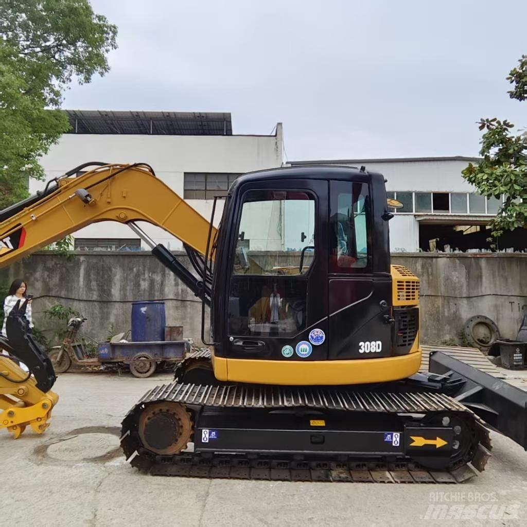 CAT 308 D حفارات وسط 7 طن - 12 طن