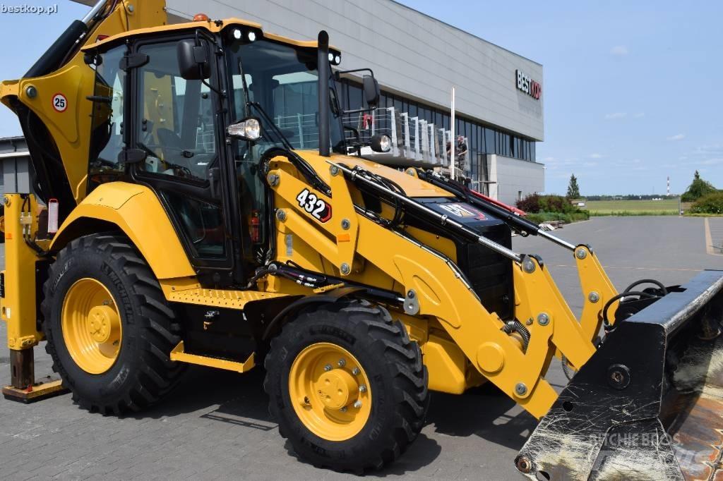 CAT 432 لوادر ذات جرافات عكسية