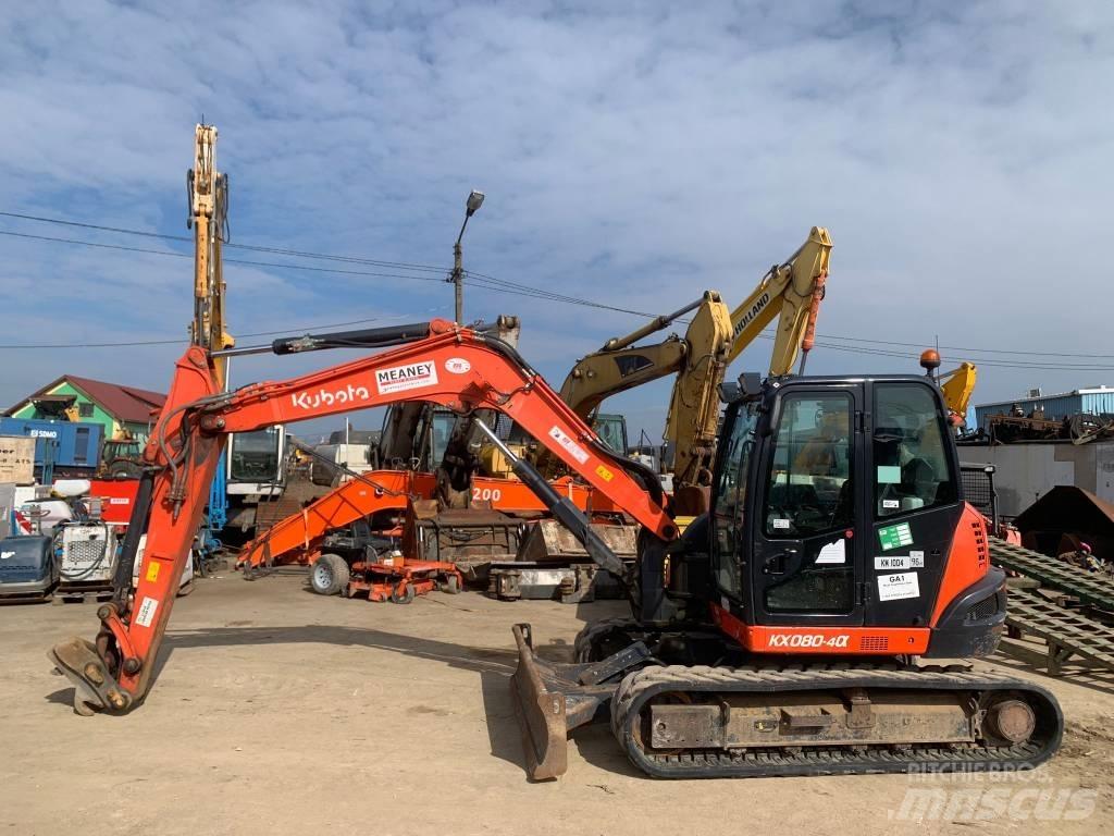 Kubota KX 080-4A حفارات وسط 7 طن - 12 طن