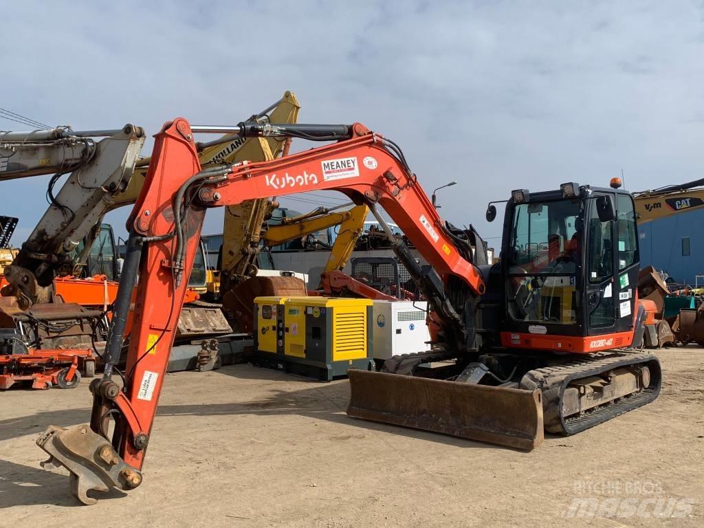 Kubota KX 080-4A حفارات وسط 7 طن - 12 طن