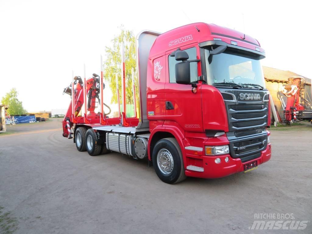 Scania R 500 شاحنات أشجار