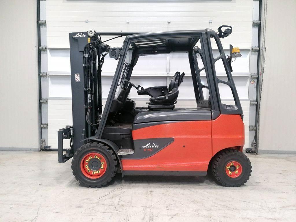 Linde E40HL-01/600 شاحنات ذات رافعات شوكية تعمل بالكهرباء