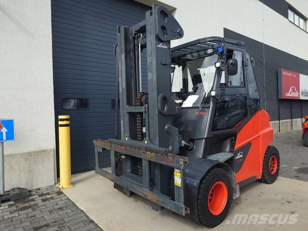 Linde E 70/1279 شاحنات ذات رافعات شوكية تعمل بالكهرباء